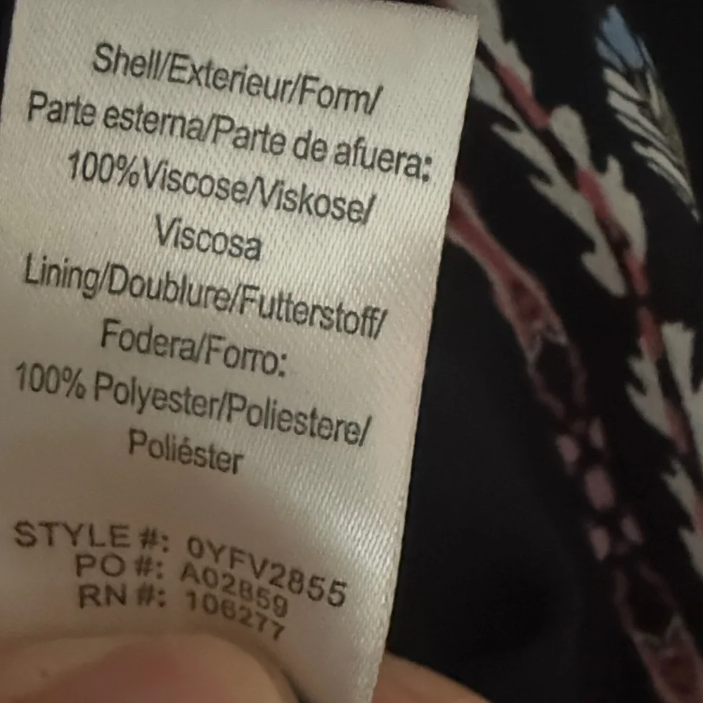 Hale Bob Black and Purple Floral Blouse - Picture 7 of 12